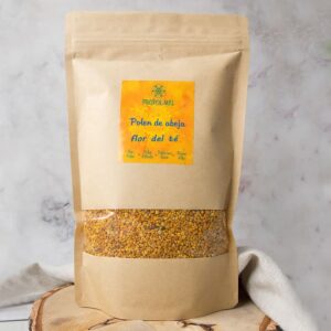 Polen flor del te Propol-Mel Bolsa cierre